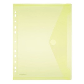 PP envelope, Flap Perforated Edge Yellow (Pack of 10) (A4)