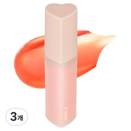 Holika Holika Heart Crush Bare Glaze Lip Tint, 13 Taengi, 3 pieces / 홀리카홀리카 하트크러쉬 베어글레이즈 립틴트, 13 탱이, 3개