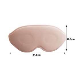 Sleep Eye Mask for Side Sleeper with Adjustable Elastic Strap, 3D Sleeping Mask for Lash Extensions, Soft Breathable 3D Contoured Cup Sleep Mask for Sleeping Light Blocking (Black)