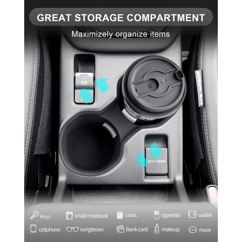 CDEFG for 2025 2026 Subaru Forester Center Console Organizer, 2025