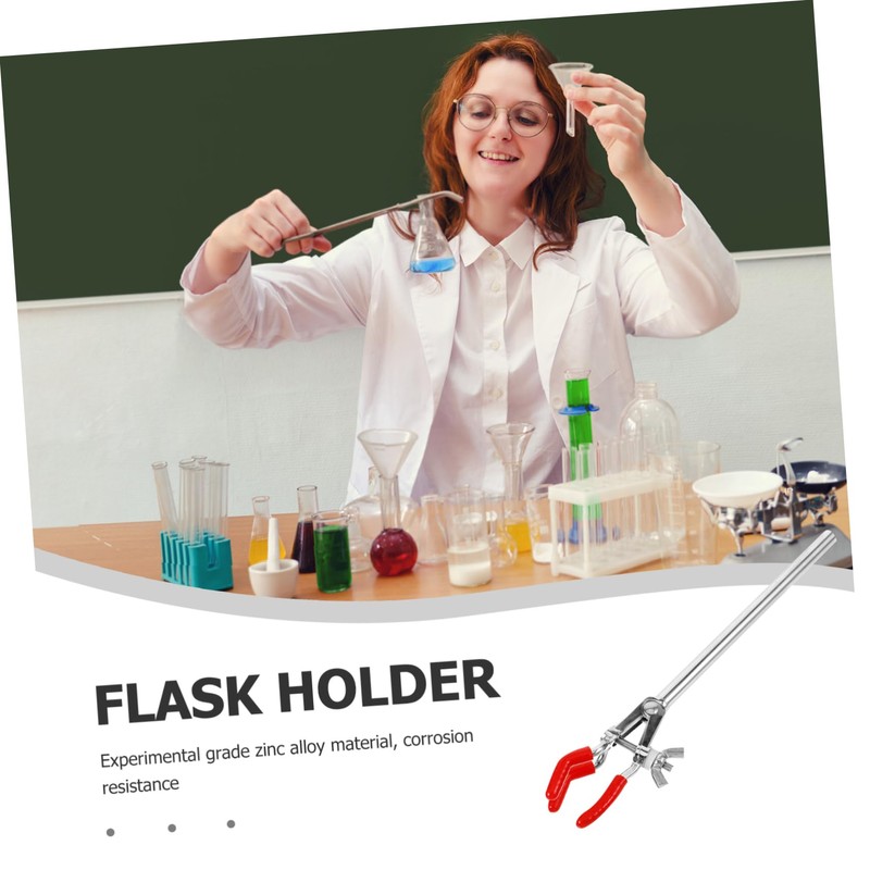Alipis Test Tube Clamp Prong Flask Clip Laboratory Holder for