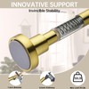 BRIOFOX Shower Curtain Rod Adjustable 18-50 Inch, Spring Tension Shower