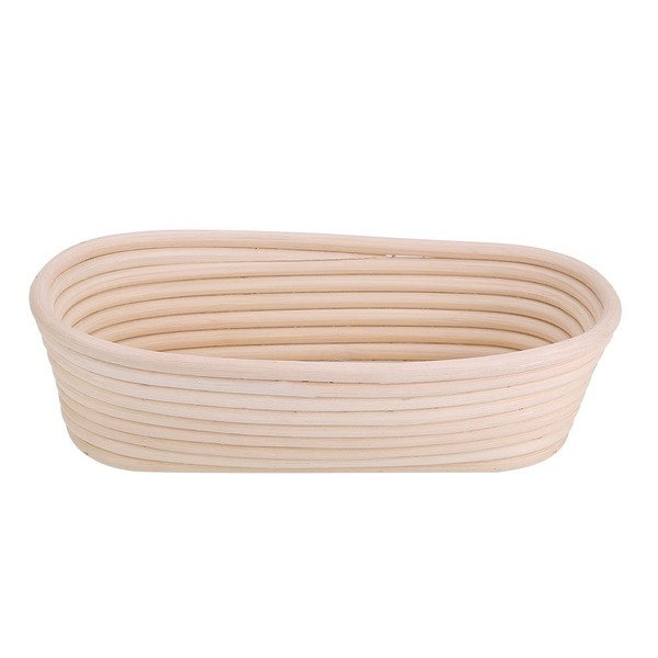 Handmade Banneton Bread Proofing Baskets,Oval Unbleached Cane Brotform Bread Dough