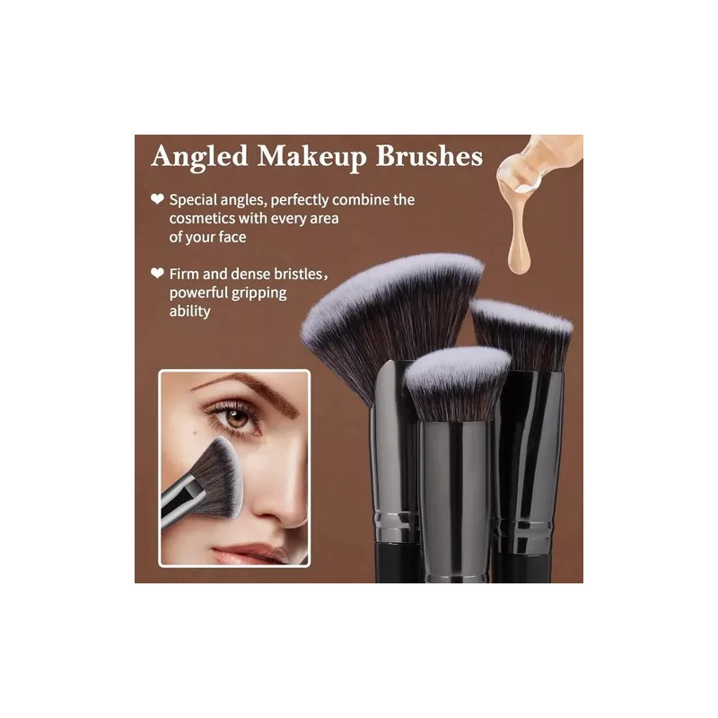 Set 25 Brochas De Maquillaje Profesionales Alta Calidad