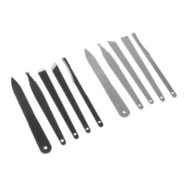 Baluue 10pcs Assorted Color Nail Care Tools for Toenails and Fingernails Pedicure Accessories Nail Trimmers Cuticle and Nippers