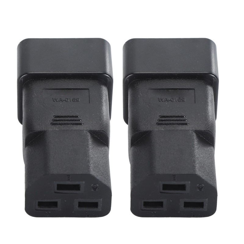 2pcs IEC320 C20 to IEC320 C21 Power Adapter Professional Plug