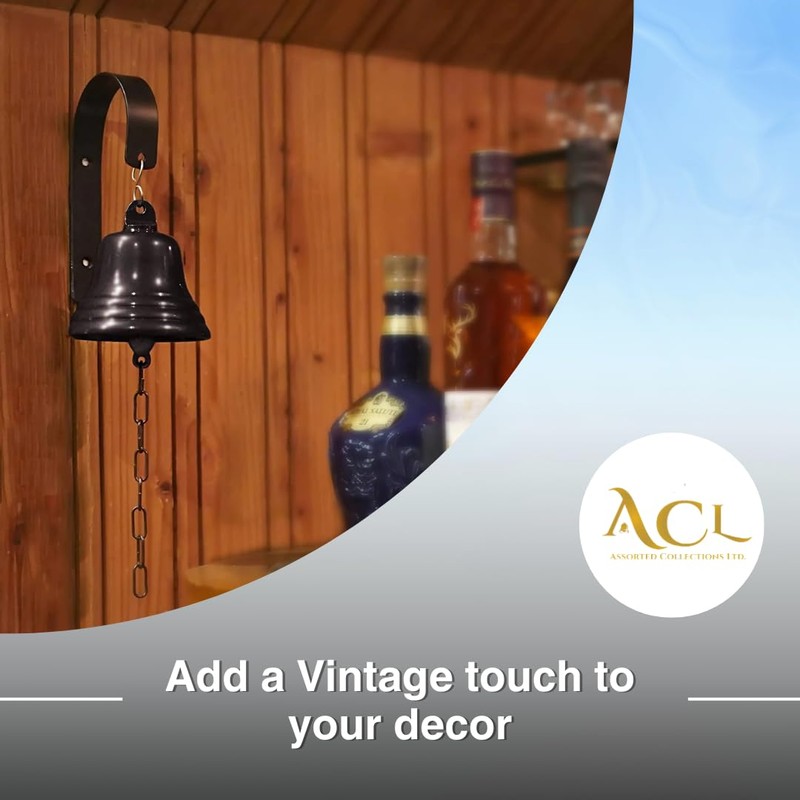 ACL Bar Accessories for Home Pub Hand Bell – Wall