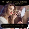 MIRRORVANA Lighted Make Up Mirror with 15X Magnification - 15X