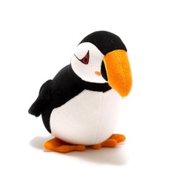 best years original by design Knitted Puffin Bird Soft Toy, Suitable from Birth