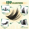 KEYYOU Manga Lash Clusters Kit 8-18mm Eyelash Clusters Kit DIY