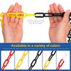 Glarks 21pcs 5Mx 6mm Plastic Chain Barrier with S Hooks,