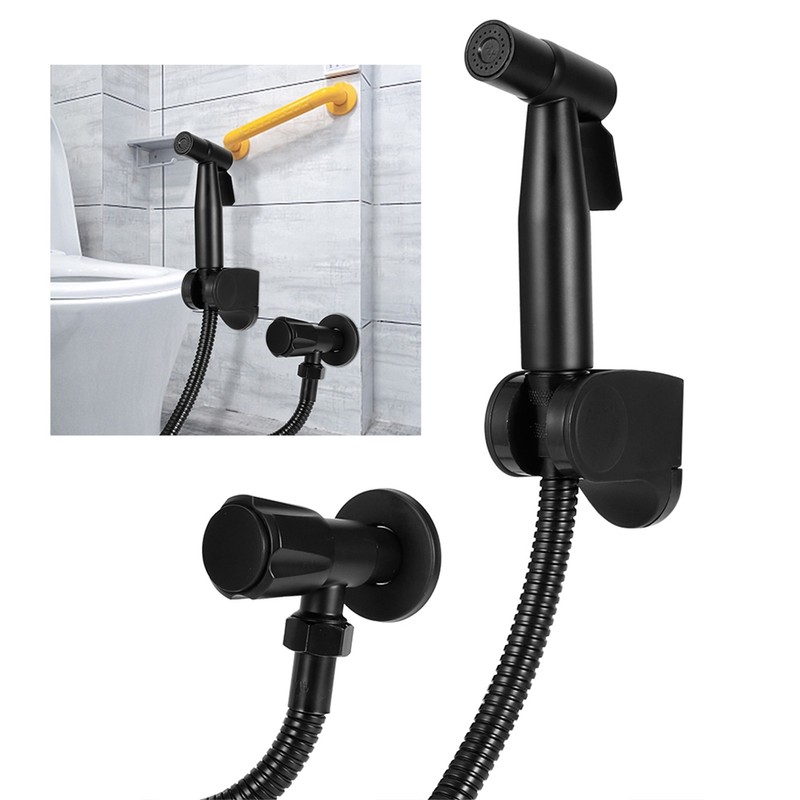 G1/2 Thread Bidet Sprayer Set Stainless Steel Bathroom Toilet Bidet