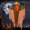 Fantasmas Colgante Luz Sonido Halloween Decoracion Exterior