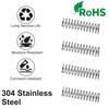 GUNGY Compression Spring Stainless Steel Spring Compression Springs 70 mm