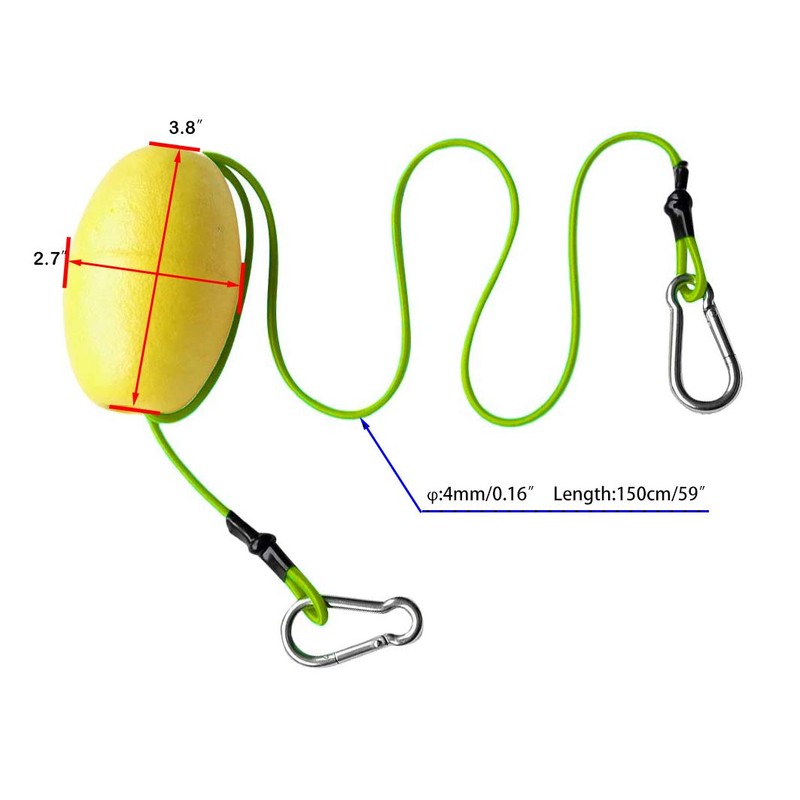 MOPHOEXII Drift Anchor Tow Throw Leash Line with EVA Buoy