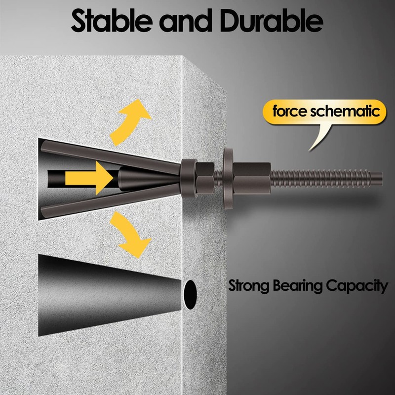 Quick Release Anchor Bolt & Nut Reusable Expansion Bolt Perfect