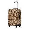 Lukbfall Leopard Print Luggage Suitcase Covers Elastic Washable Luggage Protector