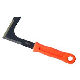 Zenport K111 Crack Weeder, Driveway, Side-Walk Weeding Tool, Carbon Steel, L-Shape Blade, Orange