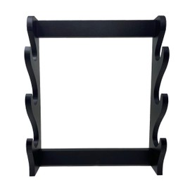 TJ Global Wall Mountable Sword Stand Table Stand for Katana or Wakizashi Swords, Sword Display Holder (3-Tier)