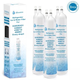 MVOMN 3Pack Kenmore Replacement Refrigerator Water Filter 9083 469083 9020 9030 NEW