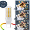 DiCUNO G8 LED Bulb 4W Flat Base, 40W Halogen Equivalent,
