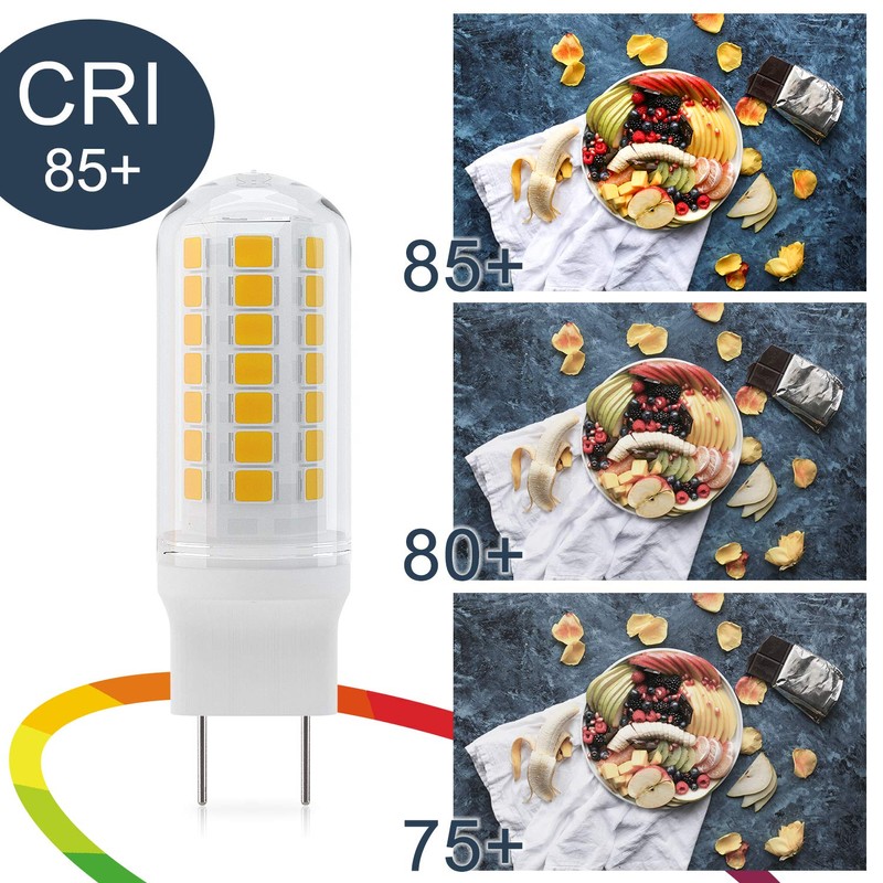 DiCUNO G8 LED Bulb 4W Flat Base, 40W Halogen Equivalent,
