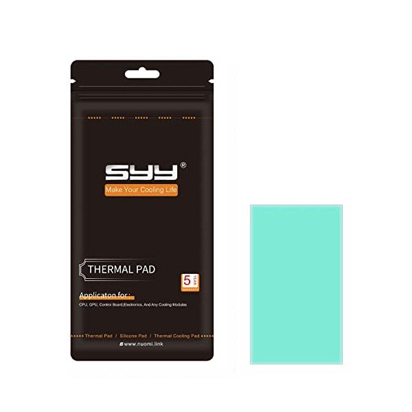 Thermal Pad 12.8 W/mK, Thermalright SYY Silicone Thermal Pads 80x40x1mm,