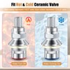 Enhon 2 Pack Ceramic Disc Cartridge Replacement for 910-9000, Compatible