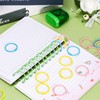 Arcjunys Binder Rings Multicolor Book Binder 30mm Loose Leaf Binder