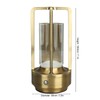 Semme Cordless Table Lamp, 3 Colours Dimmable Crystal LED Table