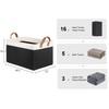 StorageWorks Storage Bins, Shelves Baskets for Organizing, Large Fabric Closet