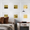 Chejiaye 12 Pack PVC Ceiling Tiles 19.7"x19.7" – Golden Mirror