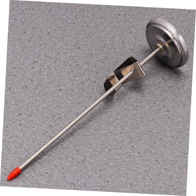STOBAZA 1pc Stainless Steel Barbecue Thermometer Dial Baking Thermometer for