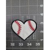 EmbroideryByZevotek Baseball heart Patch Iron on or Sew on Patch