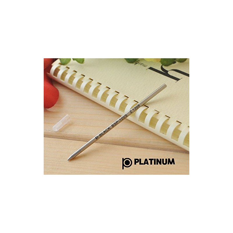 Platinum PLATINUM Ballpoint Pen Refill, 0.7mm, Black, Set of 2