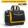 WINHUNT Tool Bag, Multi-Pocket Storage with Shoulder Strap, Black and