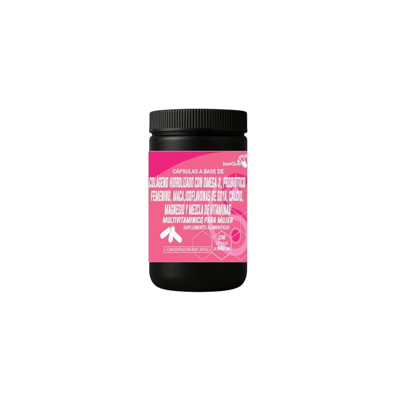 IsaaQuim Multivitaminico para Mujer con Colageno Hidrolizado
