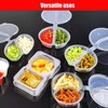 WXOIEOD 10 Pack Double Compartment Snack Pack Containers, 2 Compartment