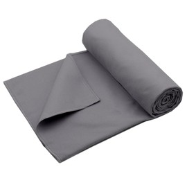 Hot Yoga Towel Non Slip Yoga Mat Towel Non-Slip Sweat Absorbent Microfiber Towel for Hot Yoga, Pilates and Workout 72" x 26.5", Dark Grey