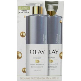 Loción corporal reafirmante e hidratante con colágeno y vitamina B3 de Olay, paquete de 2