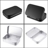 Set of 8 Tin Cans Tin Can Case Mini Box