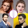 Reusable Eyebrow Stencil Kit with 8 Different Shapes Eyebrow Templates,