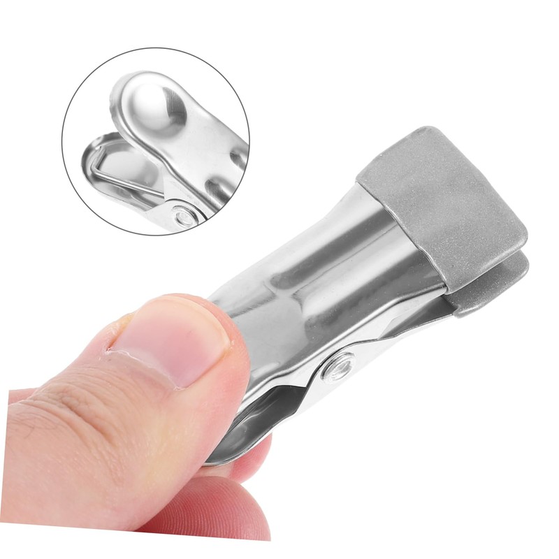 BESPORTBLE Swimming Pool Cover Clamps Pcs Metal Clips for Ground