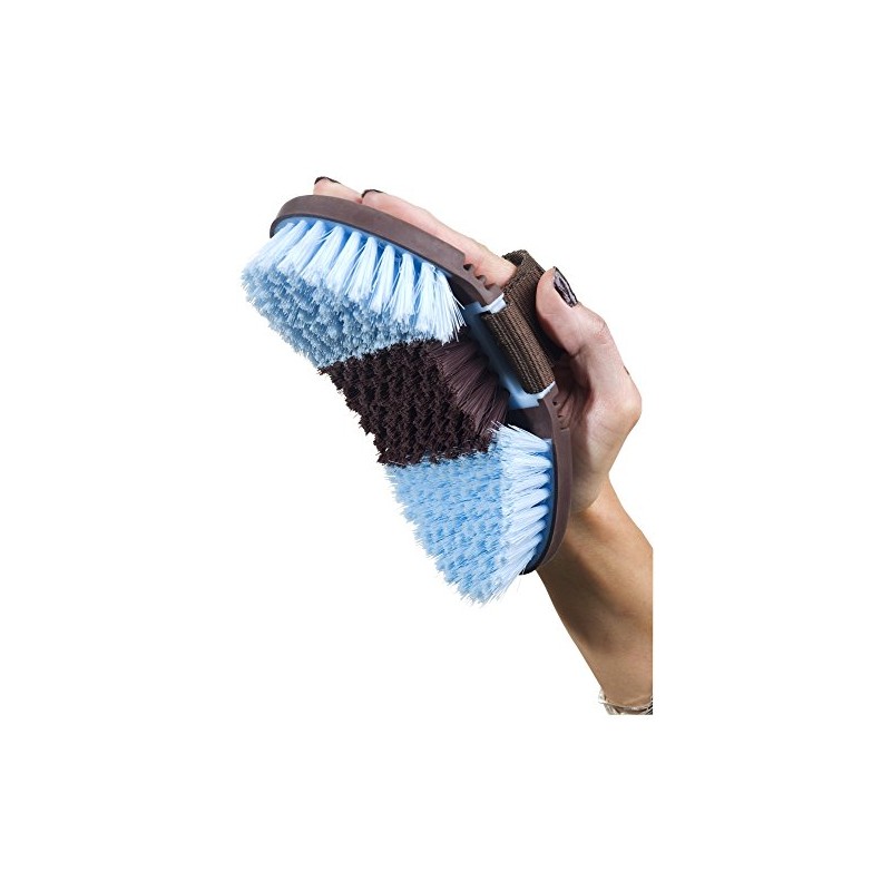 HIPPO-TONIC Soft Grip Mane Brush – Dandy Brush Grey/Black