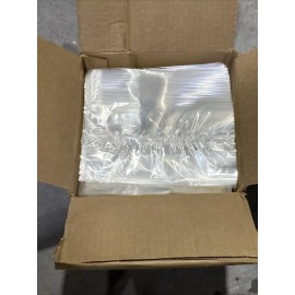 Bag Craft 470437 Clear Plastic Bags 300ct Flat Open Top Poly 4.5”x 3.25”x 8.375”