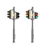 Evemodel 2 pieces track H0 1:87 model left traffic light