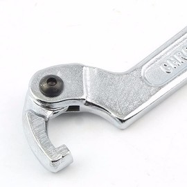 SEIWEI C Spanner Tool, 115-170mm Adjustable Hook Wrench Chrome Vanadium