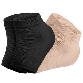 Minkissy 6pairs Moisturizing Heel Socks Gel Heel Protectors Elastic Foot Sleeves for Comfort and Support Reusable and Portable for Home Foot Care