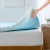 ZINUS 3 Inch Swirl Gel Cooling Memory Foam Mattress Topper,