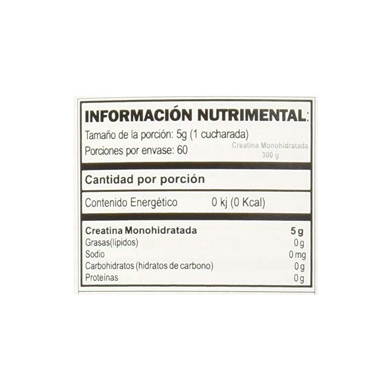 Creatina Monohidrato GAT SPORT 300 g – 60 porciones sin
